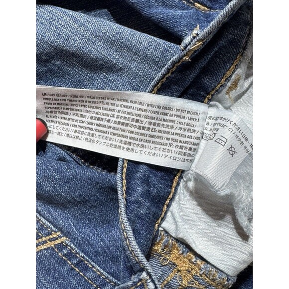 Abercrombie & Fitch Women’s Denim Cutoff Shorts Size 2/26 –Distressed Blue Jean - Picture 4 of 6